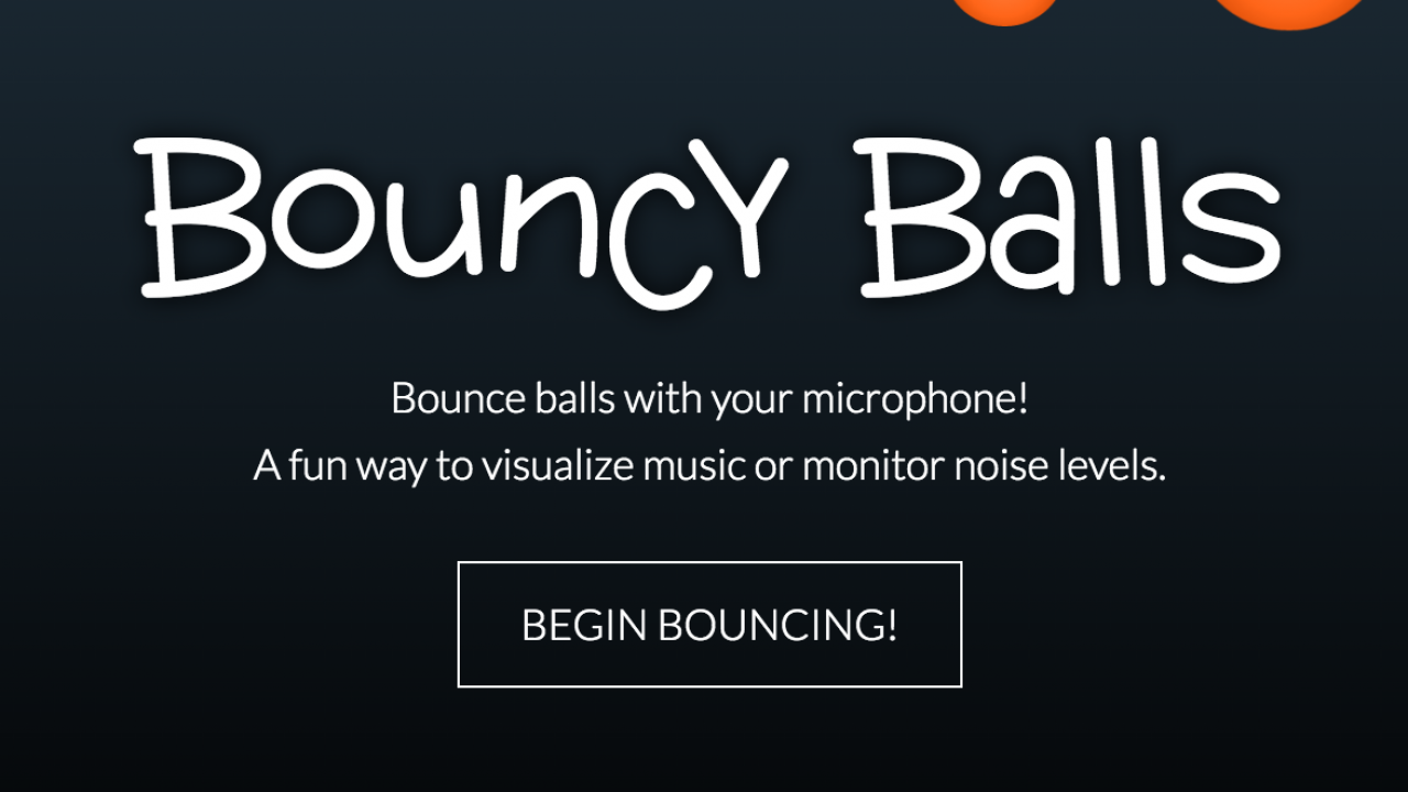 Bouncing balls noise control